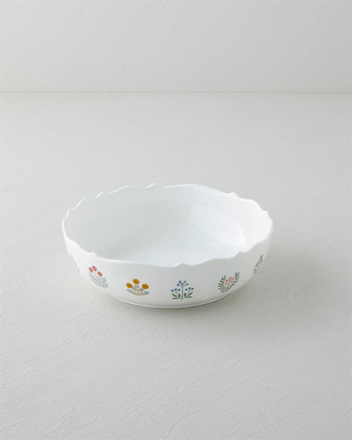 Petite New Bone China Kase 23 cm Renkli
