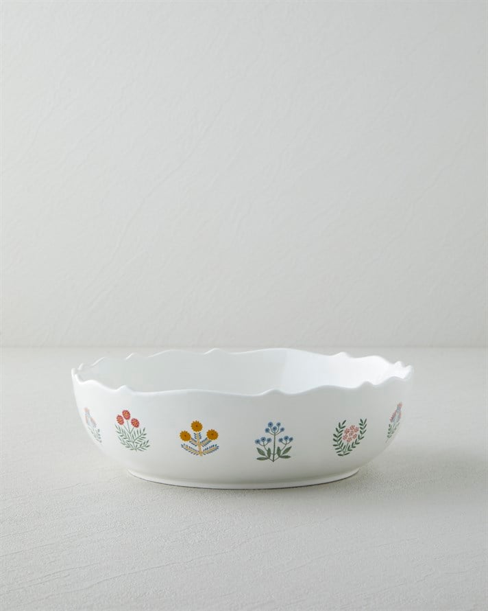 Petite New Bone China Kase 23 cm Renkli