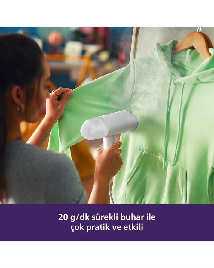 Philips 3000 Serisi STH3020/10 Taşınabilir Buharlı Düzleştirici Beyaz