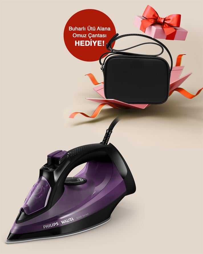 Philips 5000 Serisi DST5030/80 2400 W Buharlı Ütü + Omuz Çantası