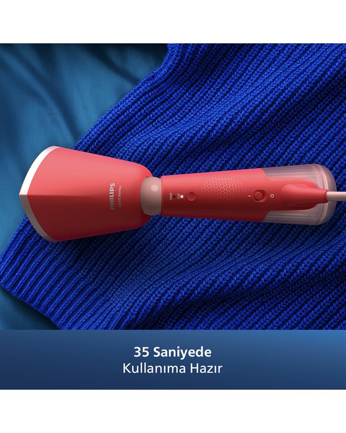 Philips 5000 Serisi STH5020/40 Taşınabilir Buharlı Düzleştirici Kırmızı