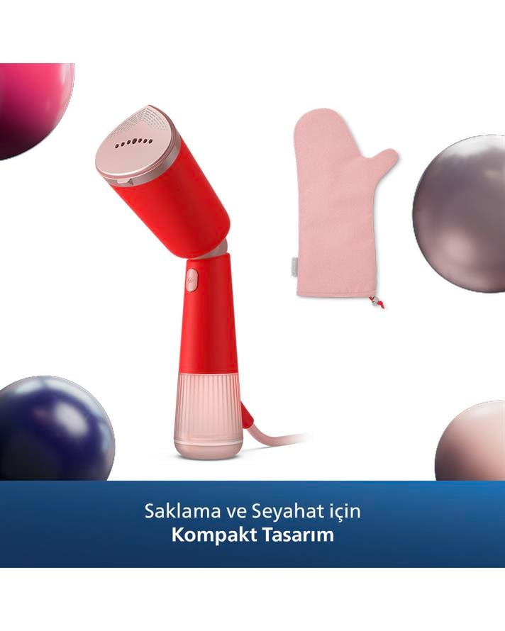 Philips 5000 Serisi STH5020/40 Taşınabilir Buharlı Düzleştirici Kırmızı