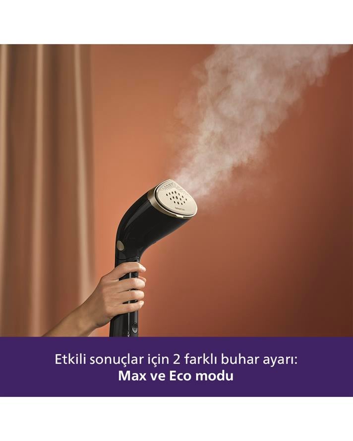 Philips 7000 Serisi STH7060/80 Taşınabilir Buharlı Düzleştirici Siyah