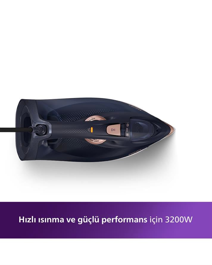 Philips Azur 7500 Serisi DST7510/80 Buharlı Ütü 3200W Siyah