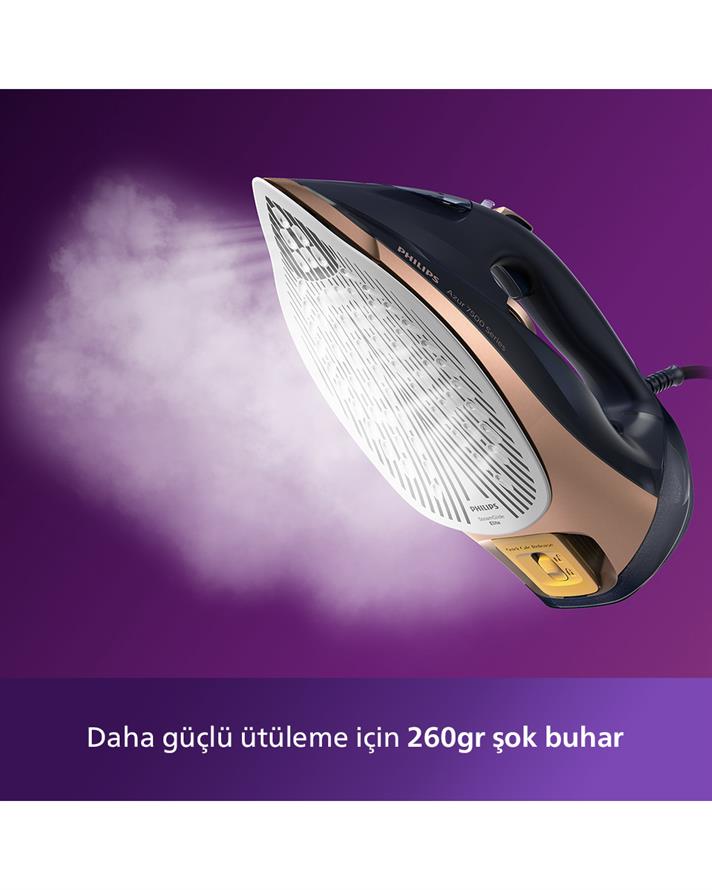 Philips Azur 7500 Serisi DST7510/80 Buharlı Ütü 3200W Siyah