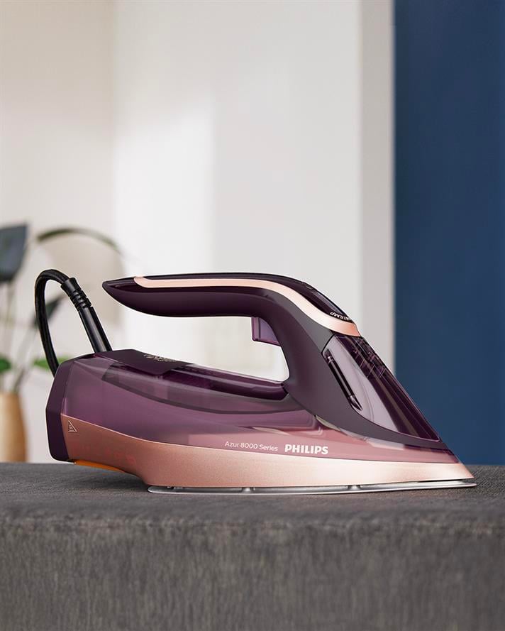 Philips Azur 8000 Serisi 3000W DST8040/30 Buharlı Ütü Mor