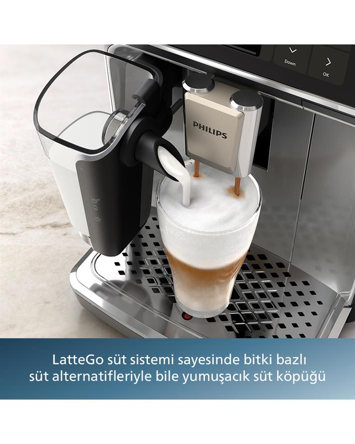Philips LatteGo 4400 Serisi EP4446/70 Tam Otomatik Espresso Makinesi