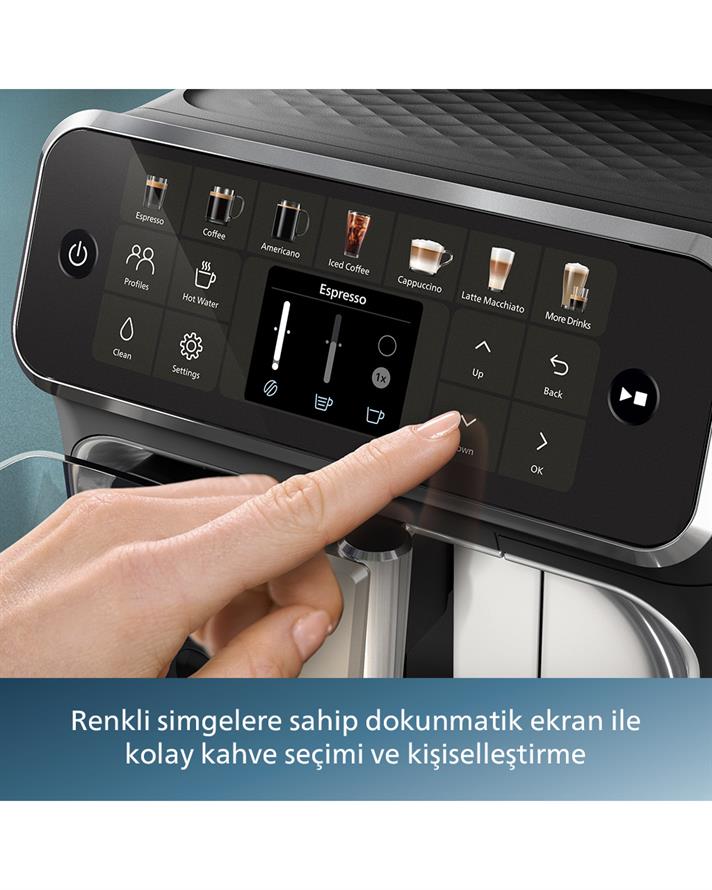Philips LatteGo 4400 Serisi EP4446/70 Tam Otomatik Espresso Makinesi