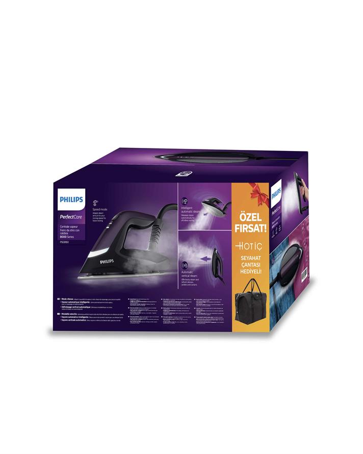 Philips PerfectCare 8000 Serisi PSG8160/30 Buhar Kazanlı Ütü + Seyahat Çantası