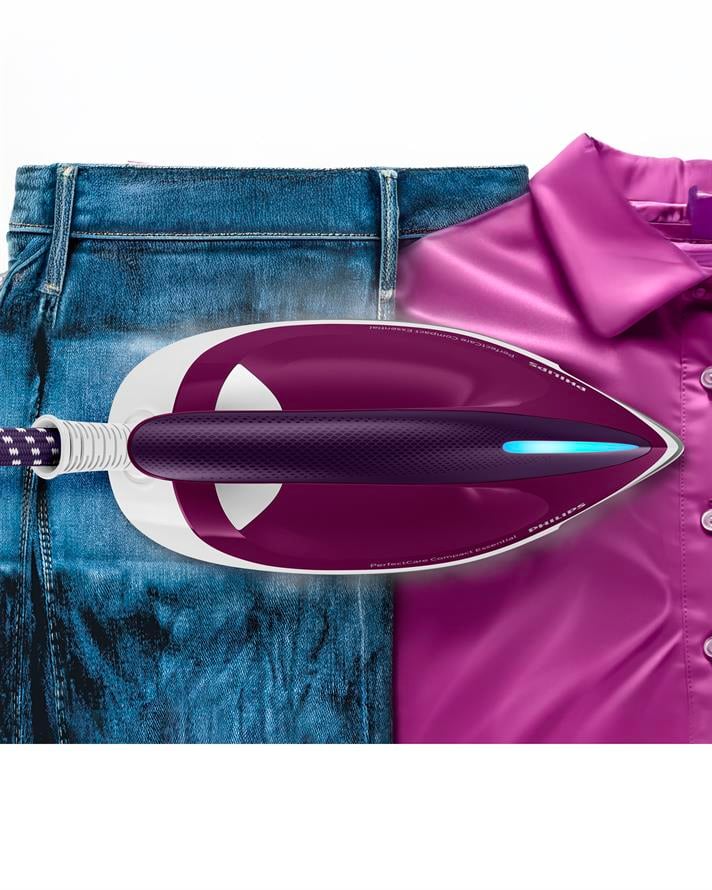 Philips PerfectCare Compact Essential GC6842/30 Buhar Kazanlı Ütü Mor