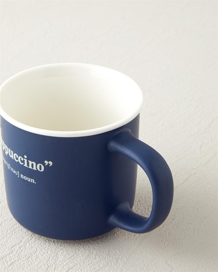 Phoebe Cappucino New Bone China Kupa 200 ml Lacivert