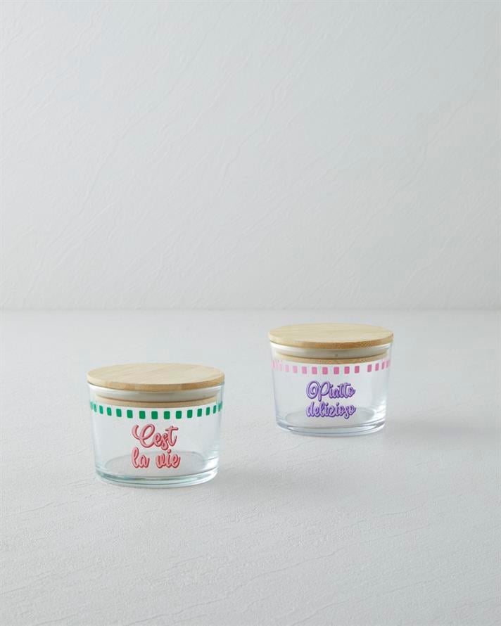 Piatto Cest Cam 2li Baharatlik 220 ml - 220 ml Pembe - Lila