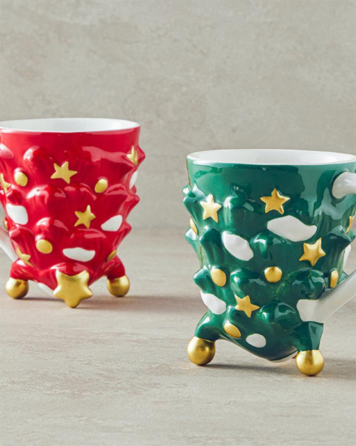 Pine Tree Dolomite Kupa Koyu Yeşil