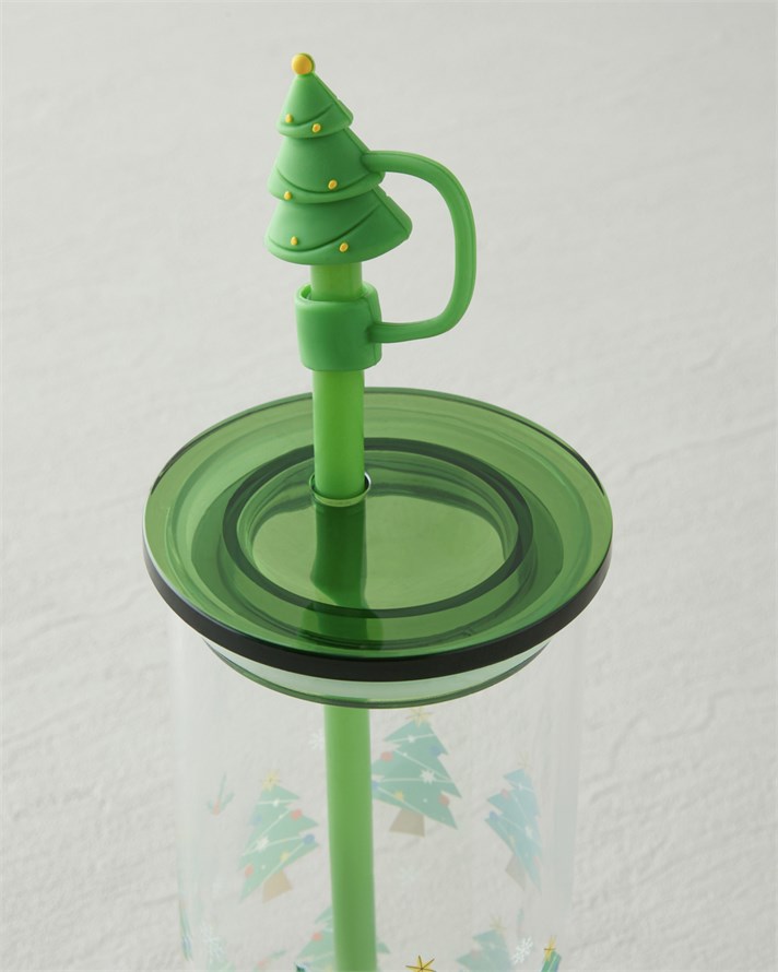 Piney Borosilikat Pipetli Bardak 460 ml Yeşil