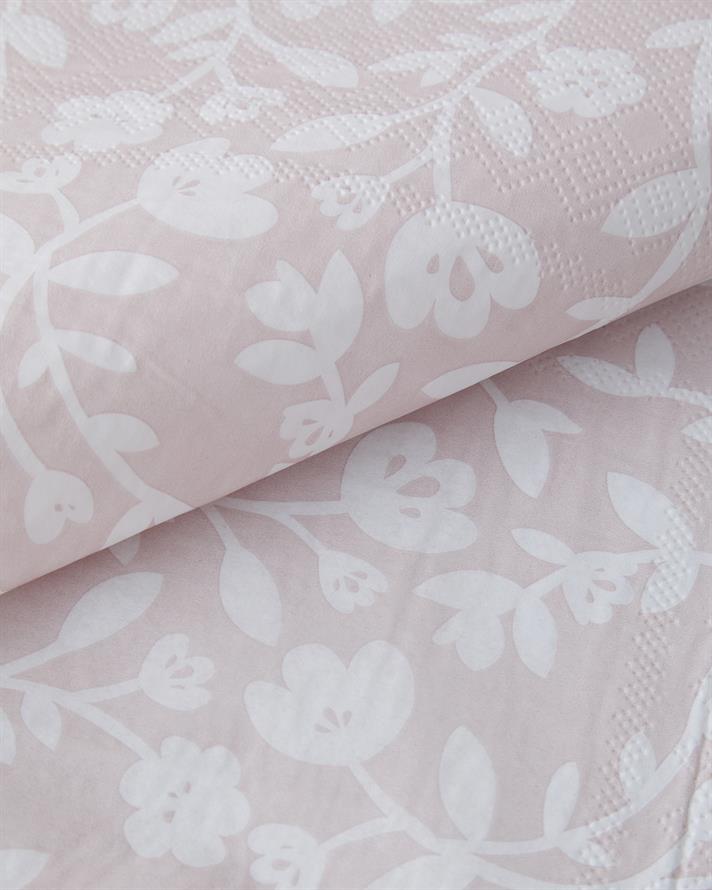 Pinklet 20li Kağıt Peçete 33x33 cm Pembe-Beyaz