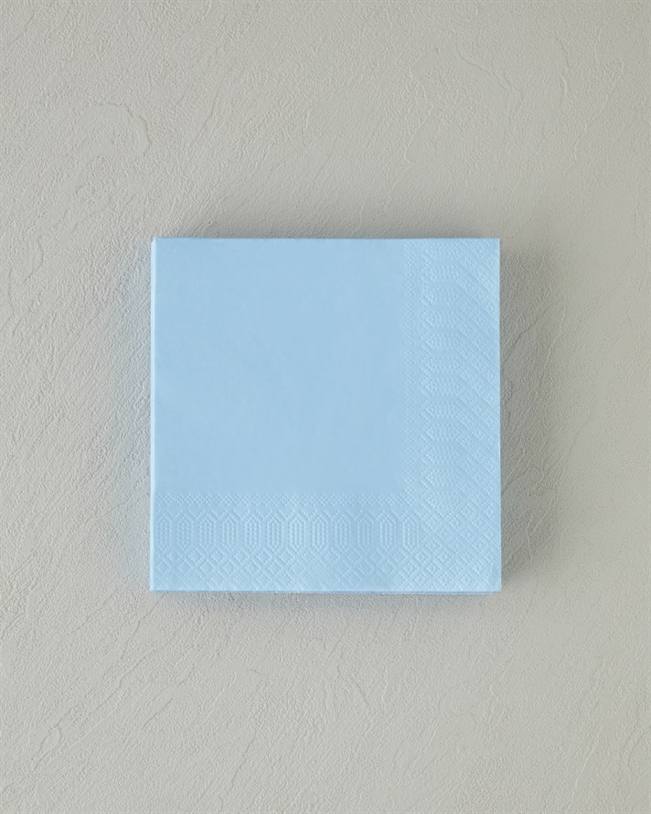 Plain Elegance 20li Kağıt Peçete 33x33 cm Mavi
