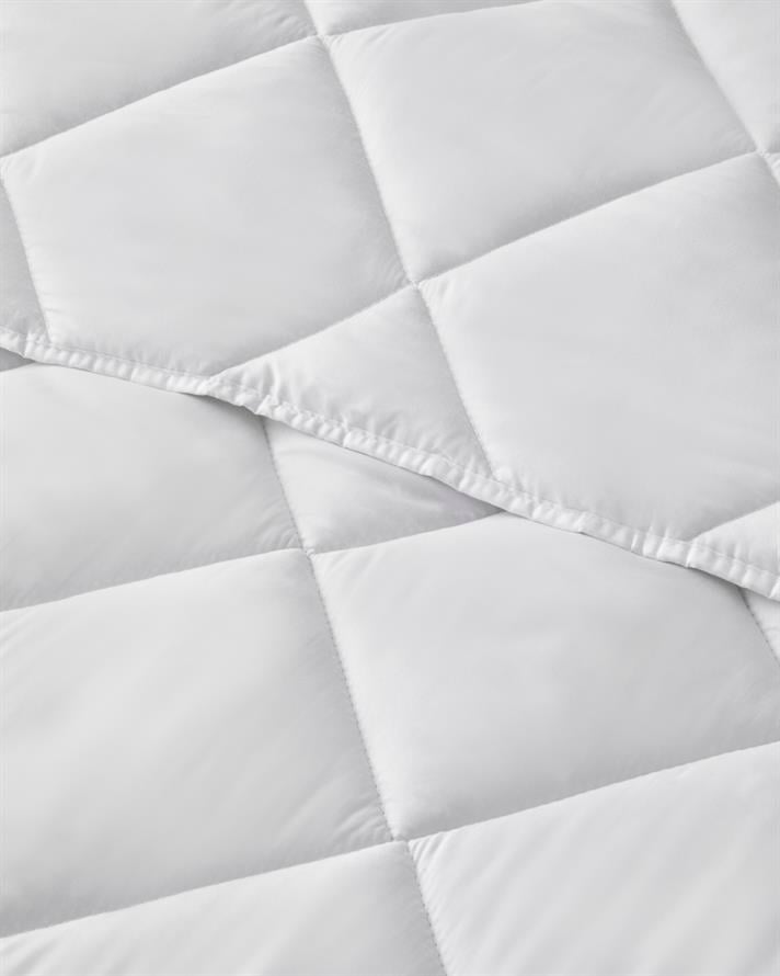 Plain Mikrofiber Çift Kişilik Yastık Yorgan Takımı 195x215 cm Beyaz