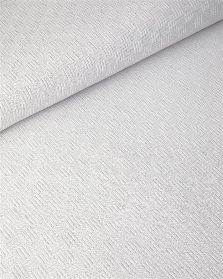 Plain Pamuklu King Size Pike Beyaz