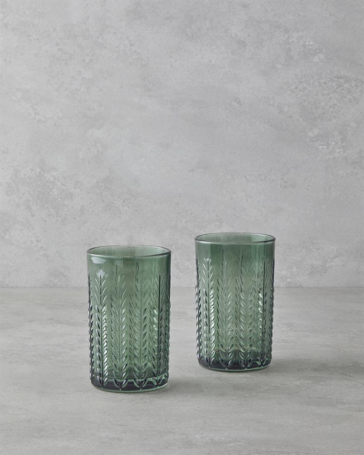 Plantopia Cam 2li Bardak Yeşil