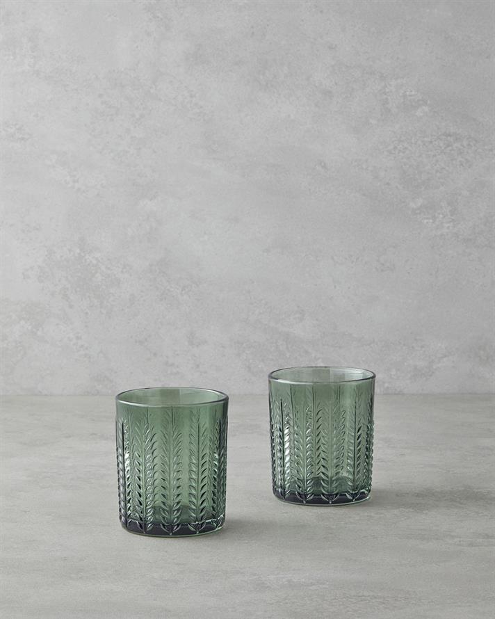 Plantopia Cam 2li Bardak Yeşil