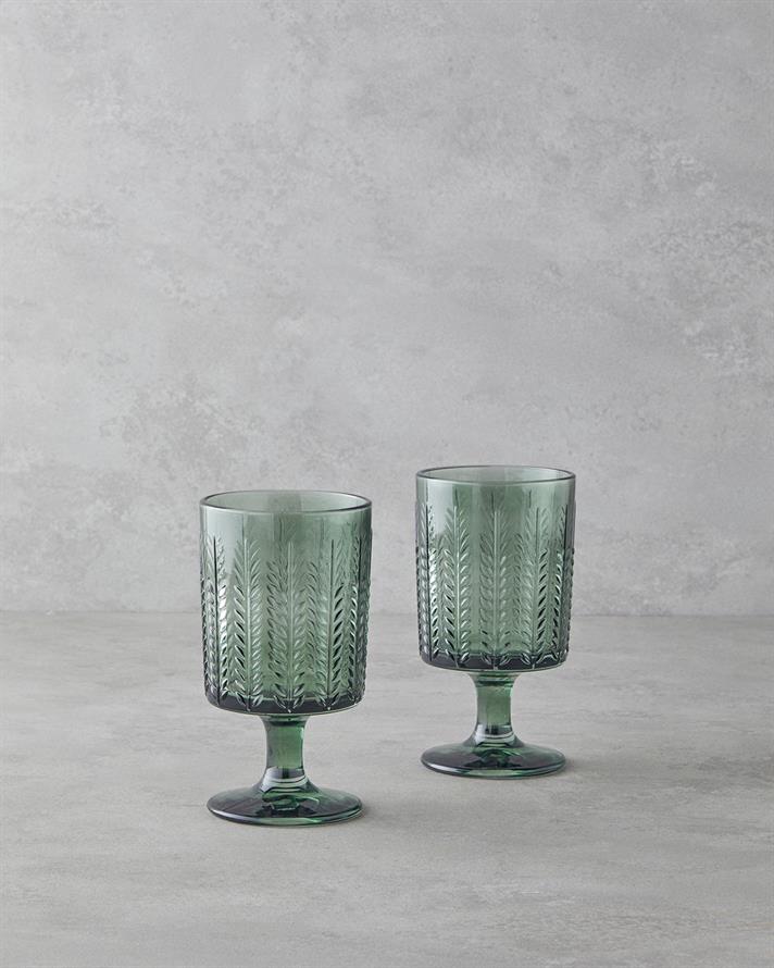 Plantopia Cam 2li Kadeh 370 ml Yeşil