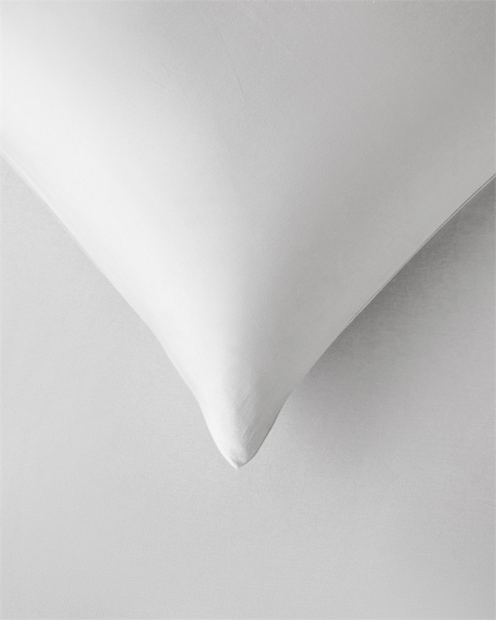 Plisse Nervürlü Pamuk Saten King Size Çarşaflı Nevresim Takımı 240x220 cm Beyaz