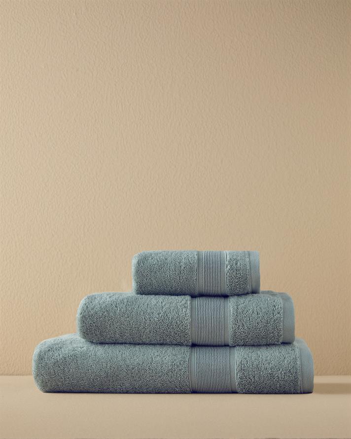 Poffy Soft-Premium Pamuklu Yüz Havlusu 50x80 cm Su Yeşili