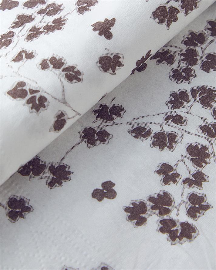 Pointra 20li Kağıt Peçete 33x33 cm Beyaz-Kahverengi