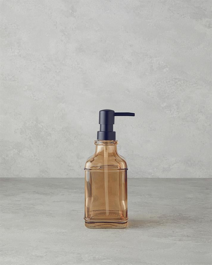 Polina Cam Banyo Sıvı Sabunluk Amber