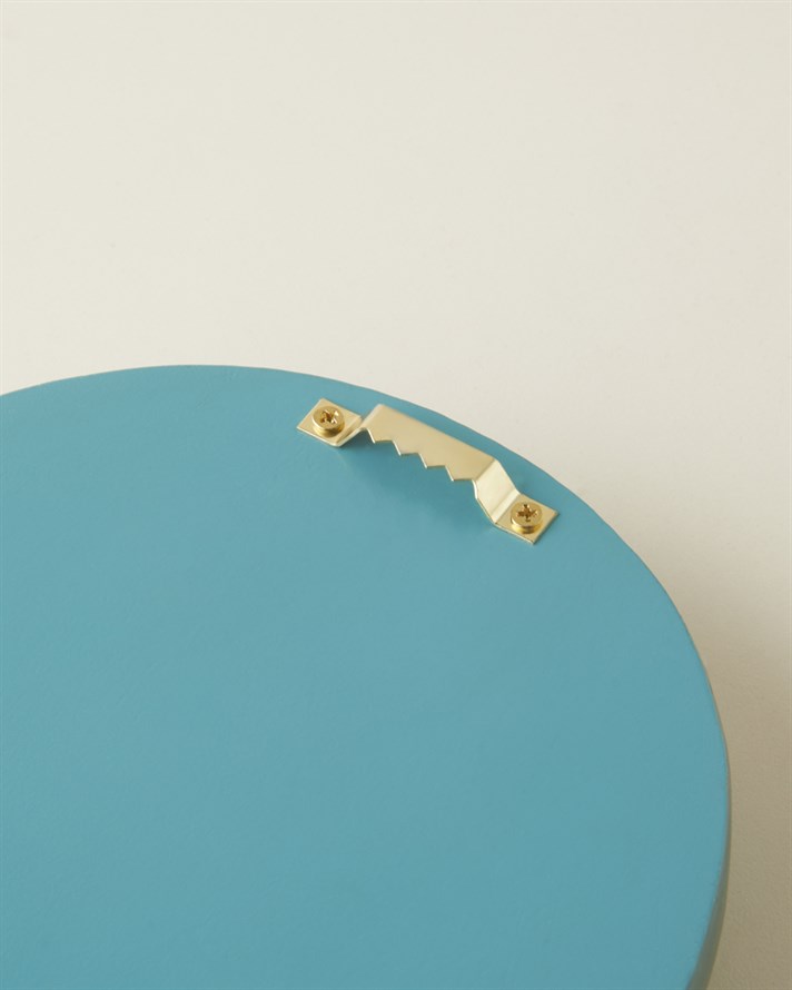 Polina Polyresin Duvar Aksesuarı 15x3x32,5 cm Yeşil-Gold