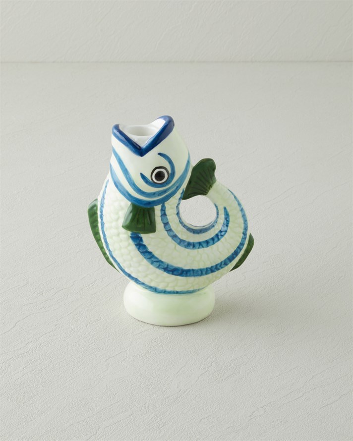 Polly Seramik Dekoratif Obje 16 cm Mavi-yeşil