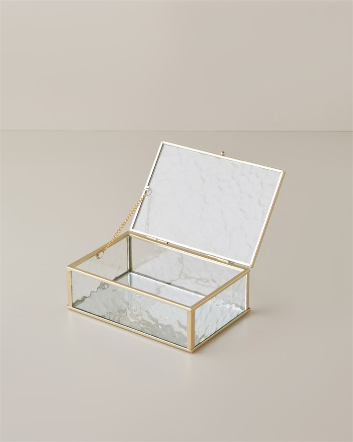 Poly Cam Dekoratif Kutu 18x12x6 cm Gold