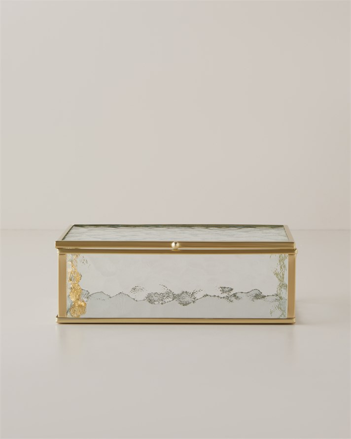 Poly Cam Dekoratif Kutu 18x12x6 cm Gold