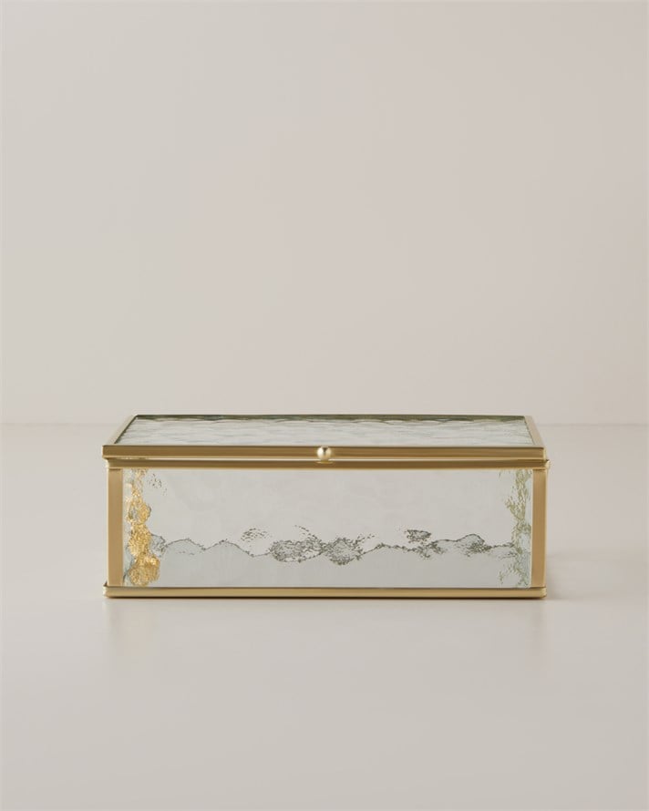 Poly Cam Dekoratif Kutu 18x12x6 cm Gold