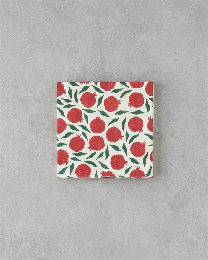 Pomberry Kağıt 20li Kağıt Peçete 33x33 cm Kırmızı