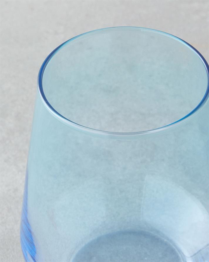 Poppy Cam 3lü Bardak 425 ml Mavi