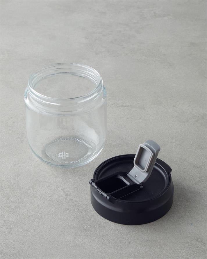 Prea Cam Kavanoz 350 ml Siyah