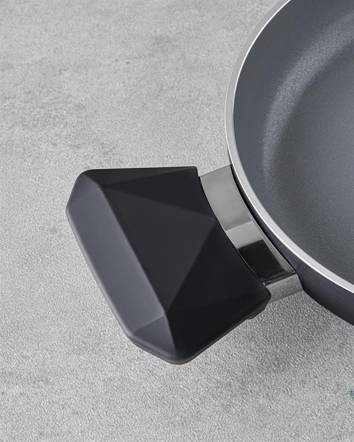 Prego CeraWell Kapaklı Sahan 20 cm Siyah