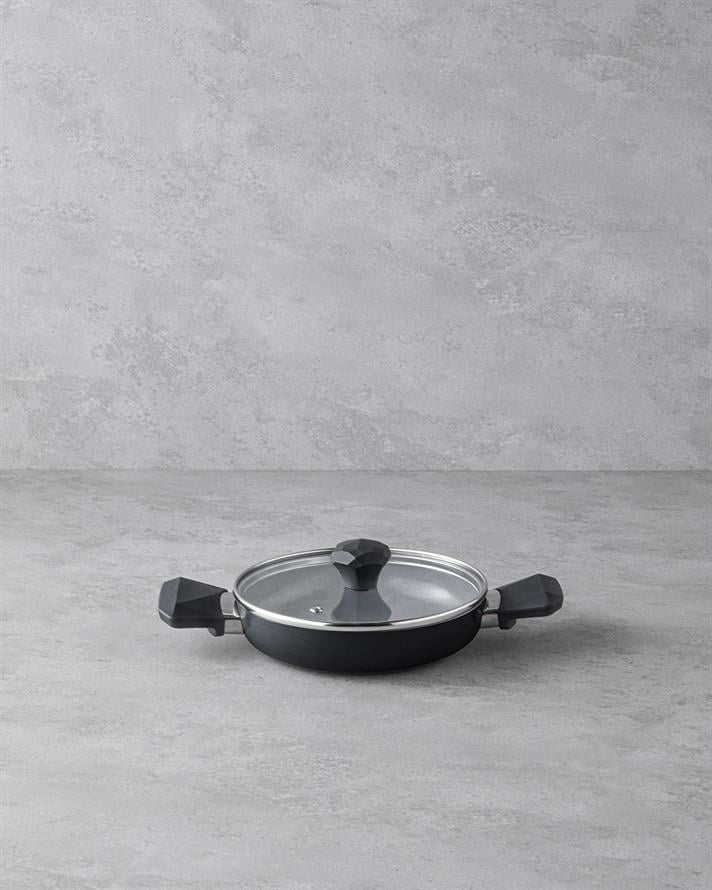 Prego CeraWell Kapaklı Sahan 20 cm Siyah