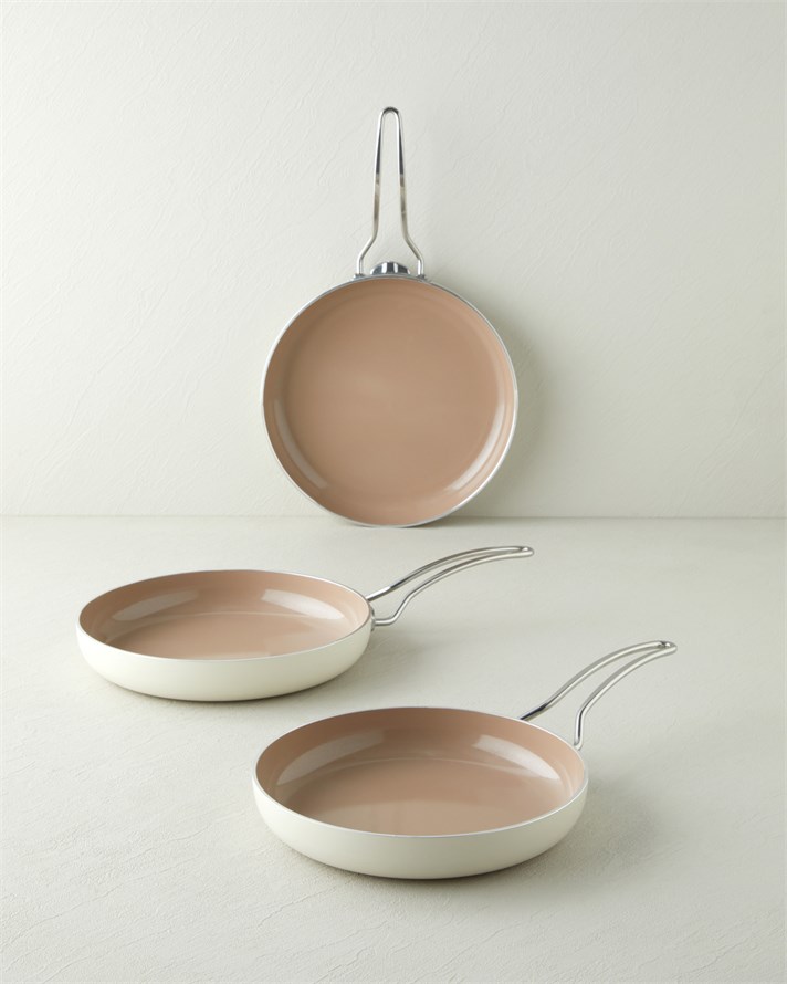 Prego CeraWell Seramik Tava 26 cm Krem - Kahve