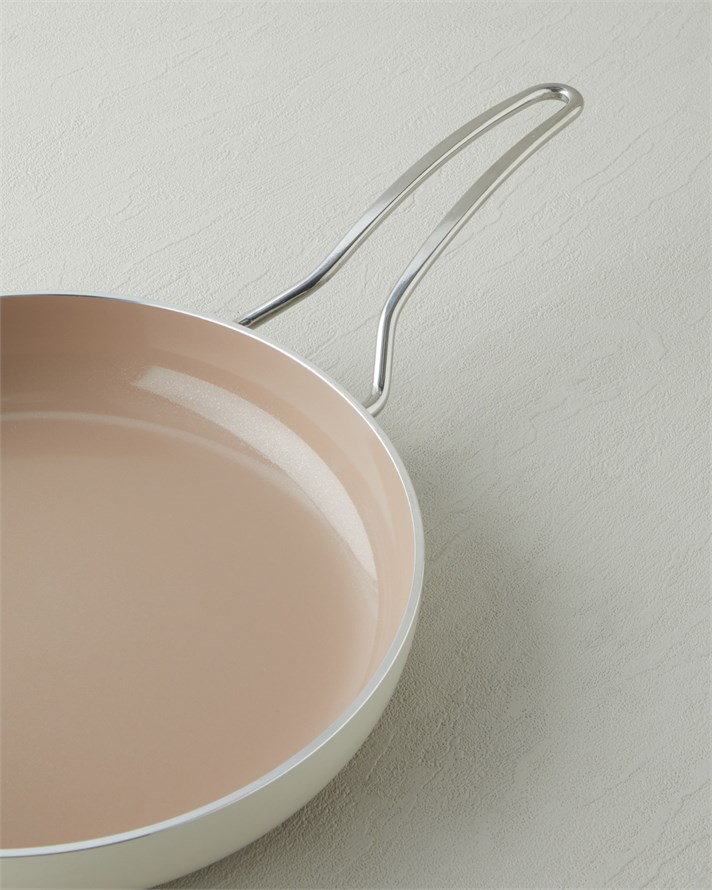 Prego CeraWell Seramik Tava 26 cm Krem - Kahve