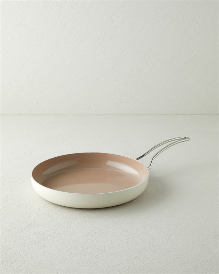 Prego CeraWell Seramik Tava 28 cm Krem - Kahve