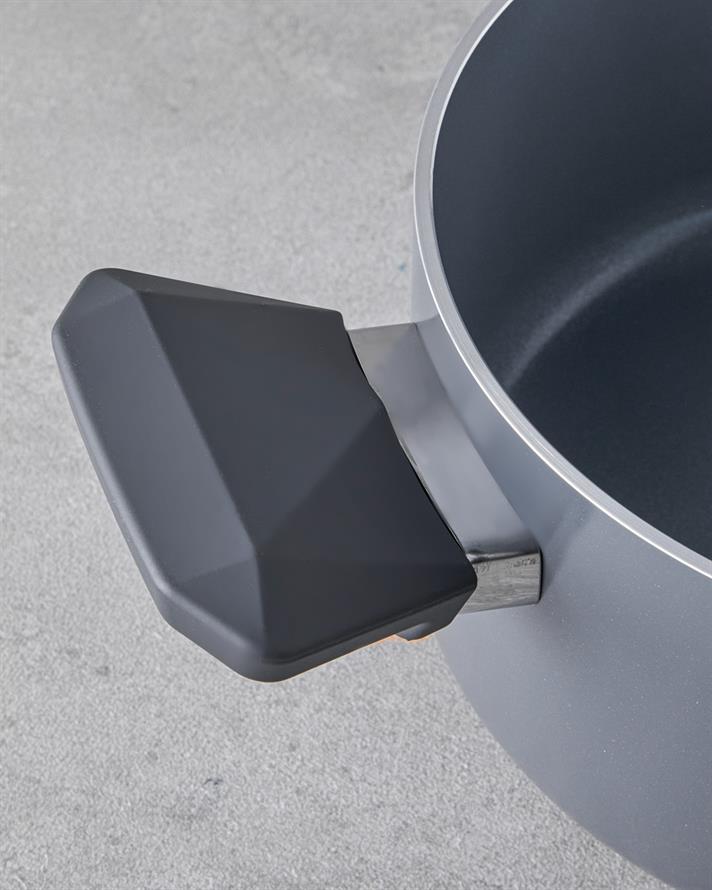 Prego CeraWell Seramik Tencere 20 cm Gri