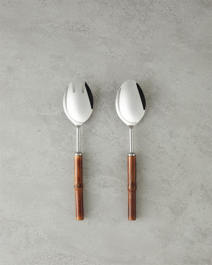 Present Çelik Servis Seti Kahve