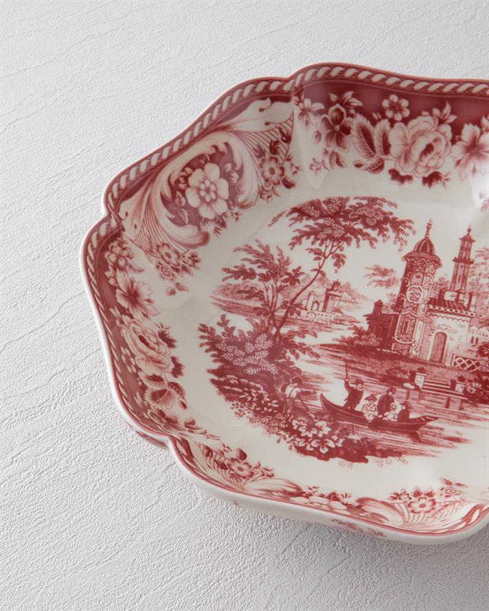 Preston Stoneware Kase 22 cm Bordo