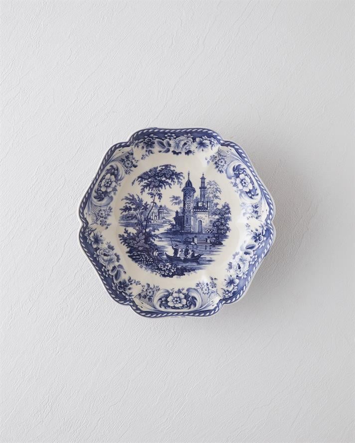Preston Stoneware Kase 22 cm Lacivert