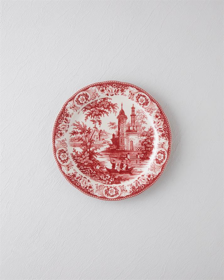 Preston Stoneware Servis Tabağı 26 cm Bordo