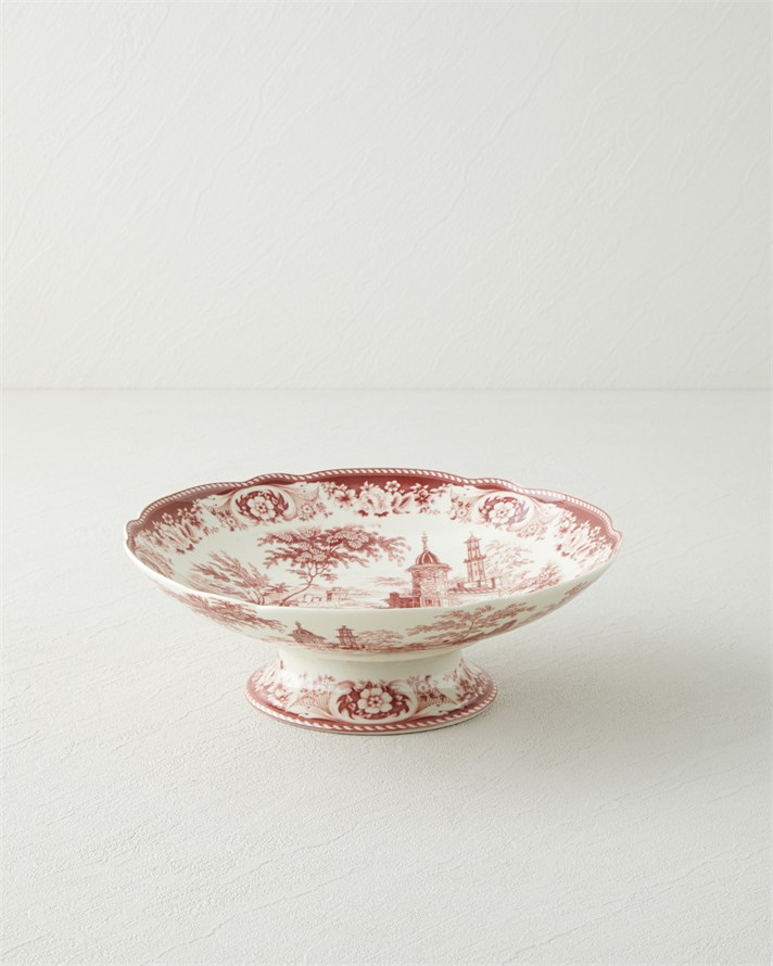 Preston Stoneware Sunumluk 24,5x24,5x8,5 cm Bordo
