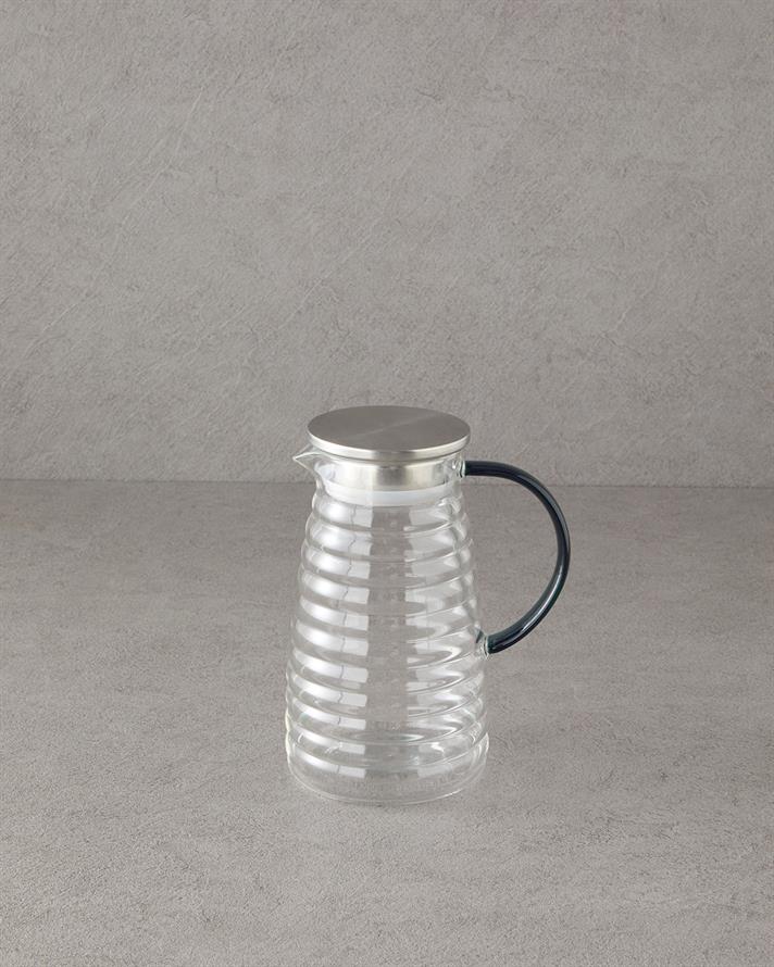 Prime Borosilikat Cam Sürahi 1400 ml Şeffaf