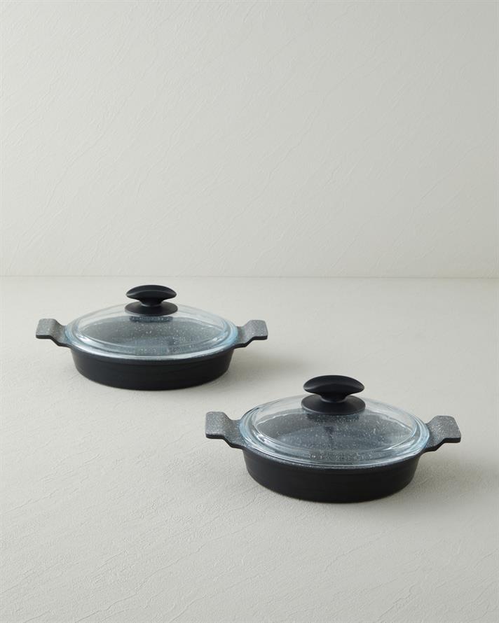 Prime Expert Premium Döküm Kapaklı Sahan Siyah - Gri